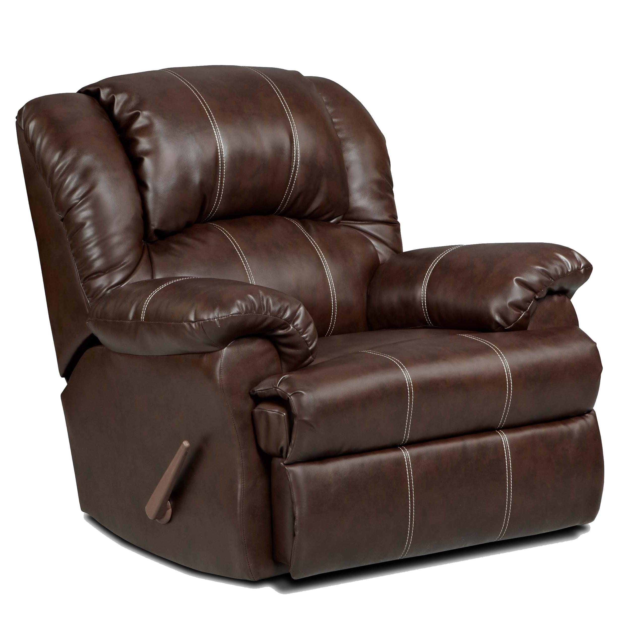 Rocker Recliner with Chaise Seating 1000 by Affordable Furniture